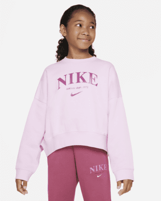 Nike Sportswear Big Kids Girls Fleece Sweatshirt